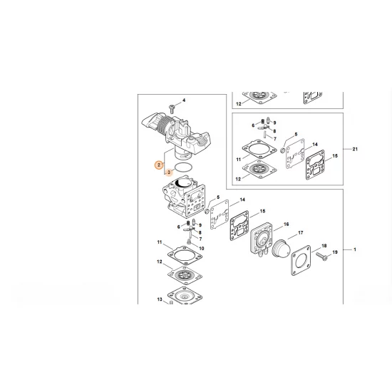 STIHL  Zestaw pokrywy walcowej Z010 078 K000